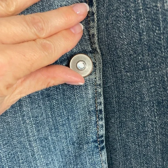 St. John’s Bay Denim Blue Women's Jacket in size large - Picture 5 of 15